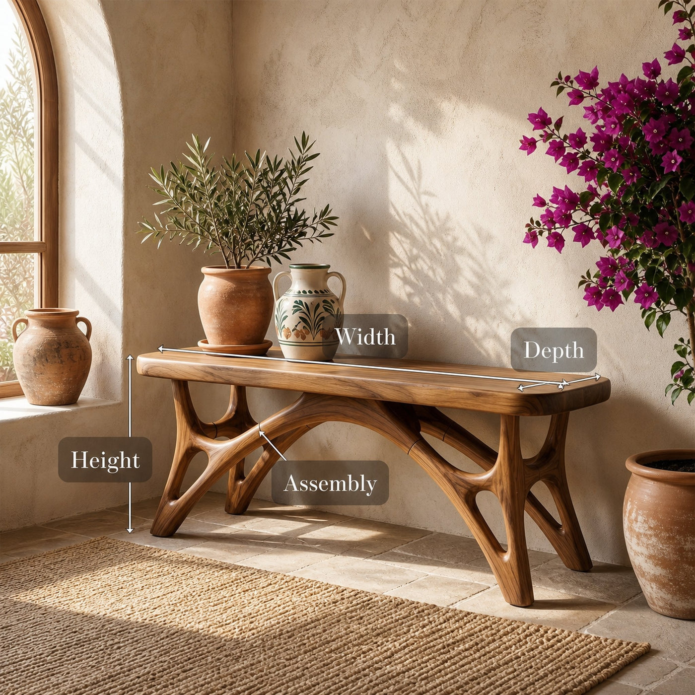 Modern Lounge Bench For Living Room - product view 8