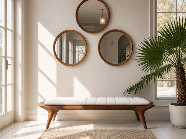Modern Minimalist Bench For Hallway And Entryway Seating
