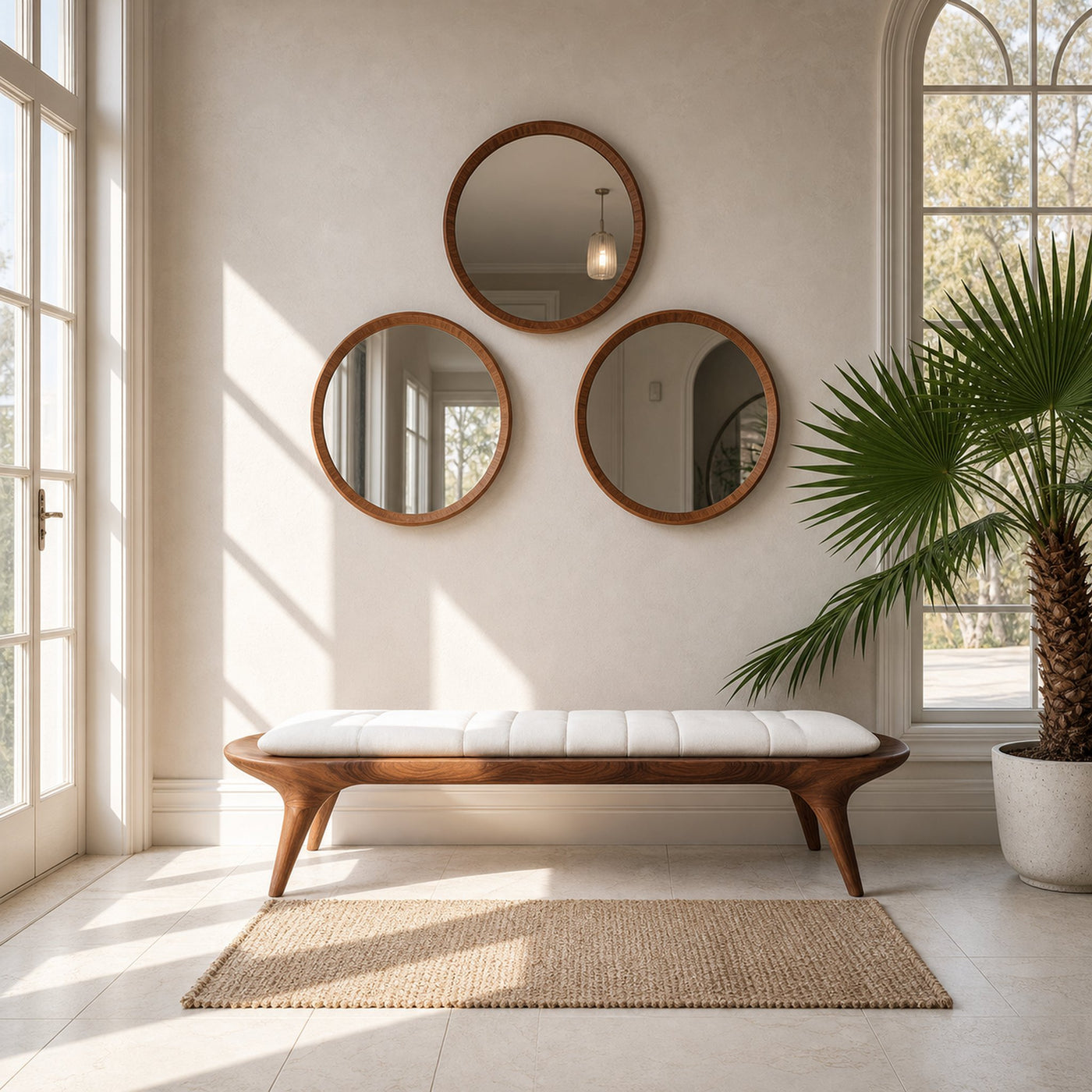 Modern Minimalist Bench For Hallway And Entryway Seating