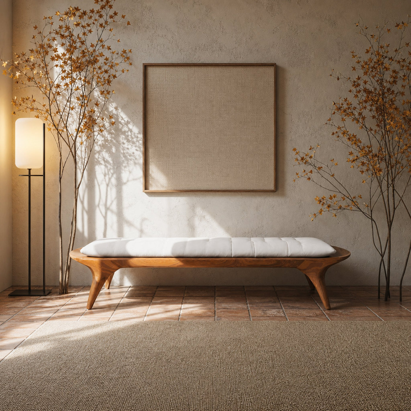Modern Minimalist Bench For Hallway And Entryway Seating - product view 6