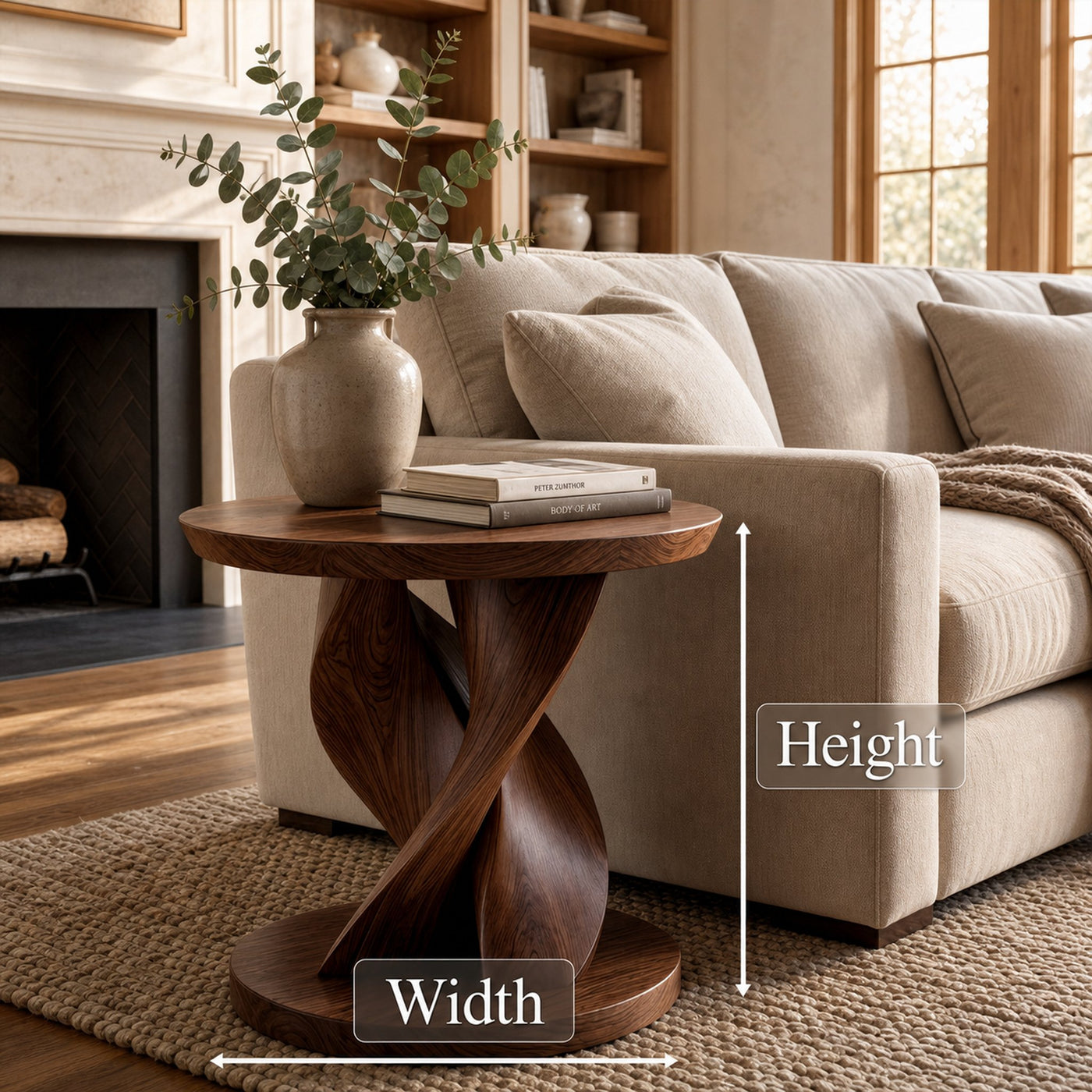 Modern Organic Side Table For Living Room And Bedroom - product view 8