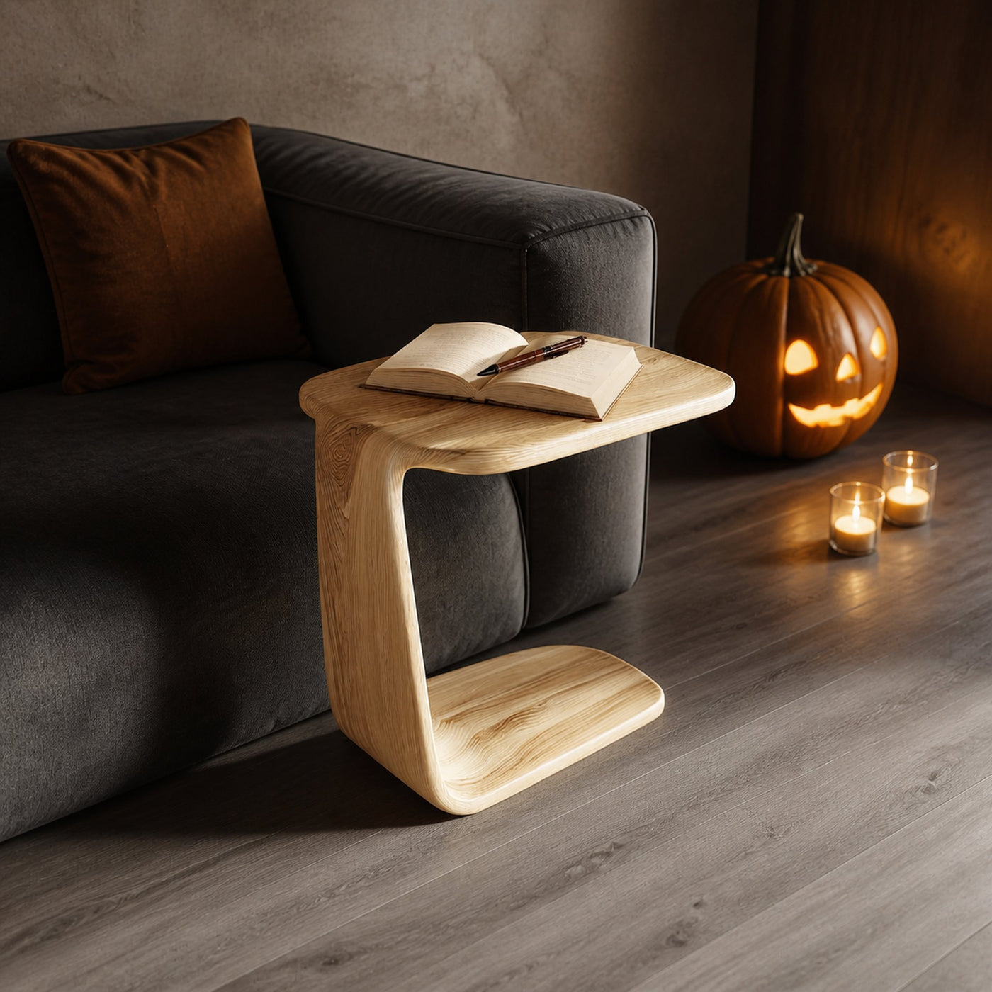 Organic Modern Modern Side Table For Living Room