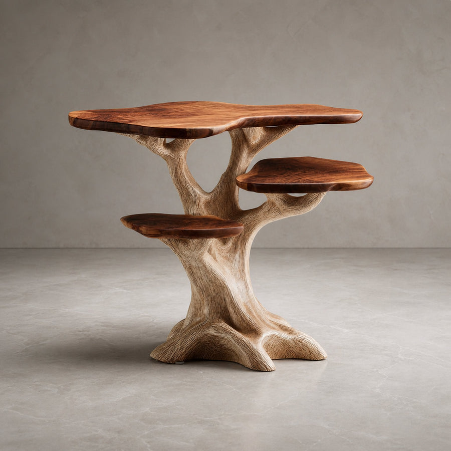 Rustic Artistic Bedside Table Bedroom Furniture