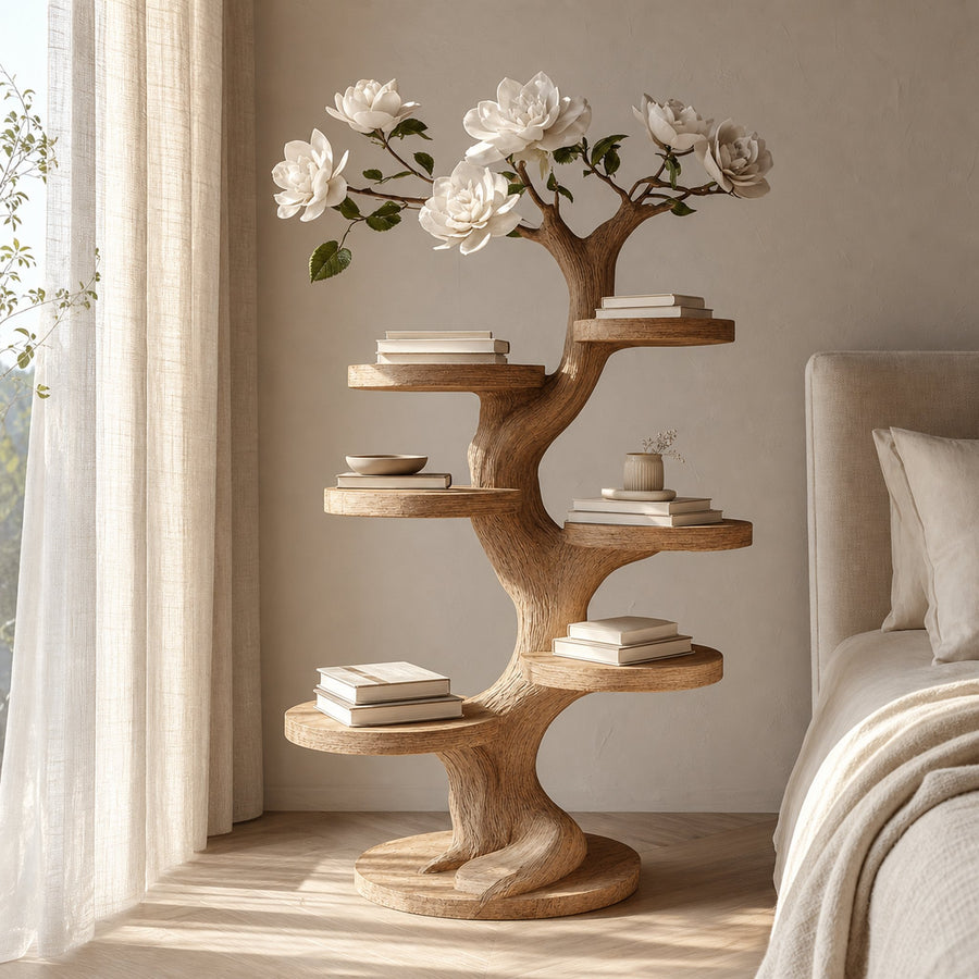 Rustic Artistic Branch Nightstand Bedroom Or Living Room Accent