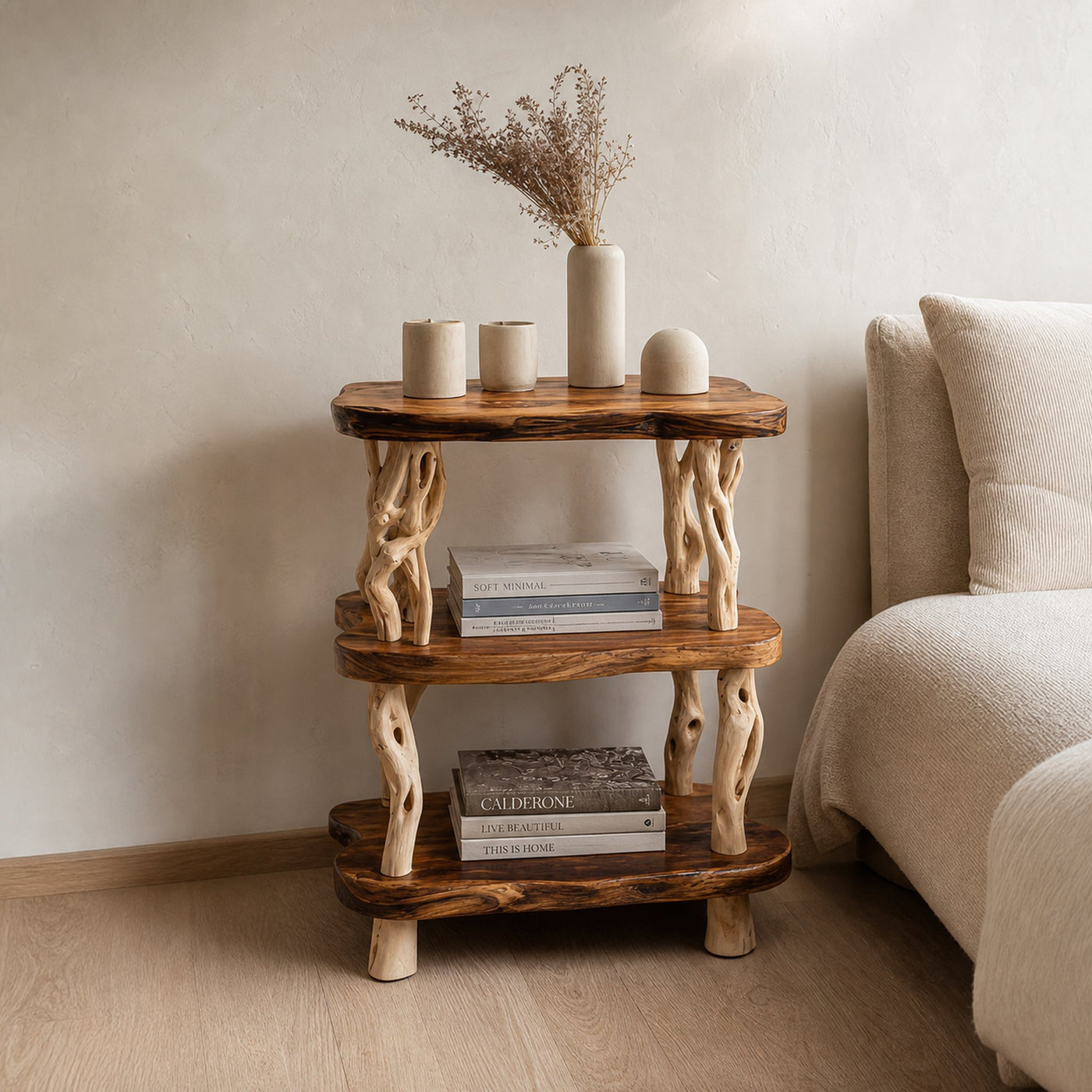 Rustic Bedside Table Bedroom
