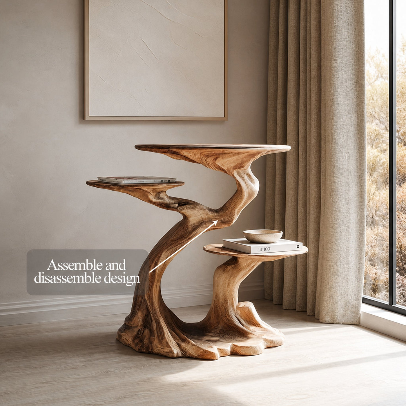 Rustic Branch End Table Bedroom - product view 6