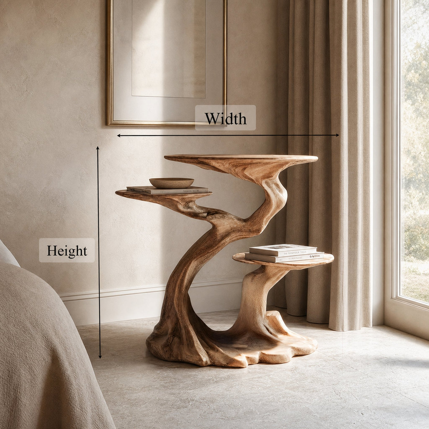 Rustic Branch End Table Bedroom - product view 7
