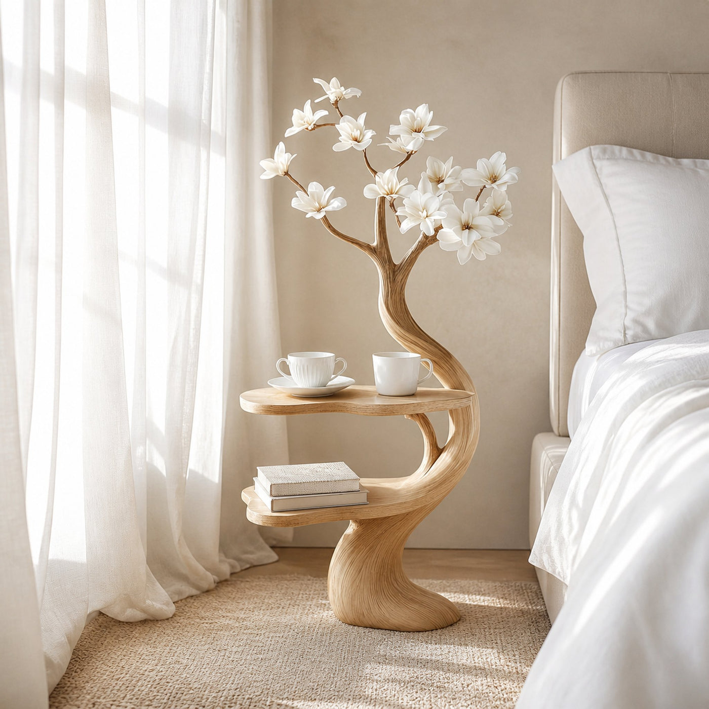Rustic Branch End Table Modern Bedroom Entryway Nook