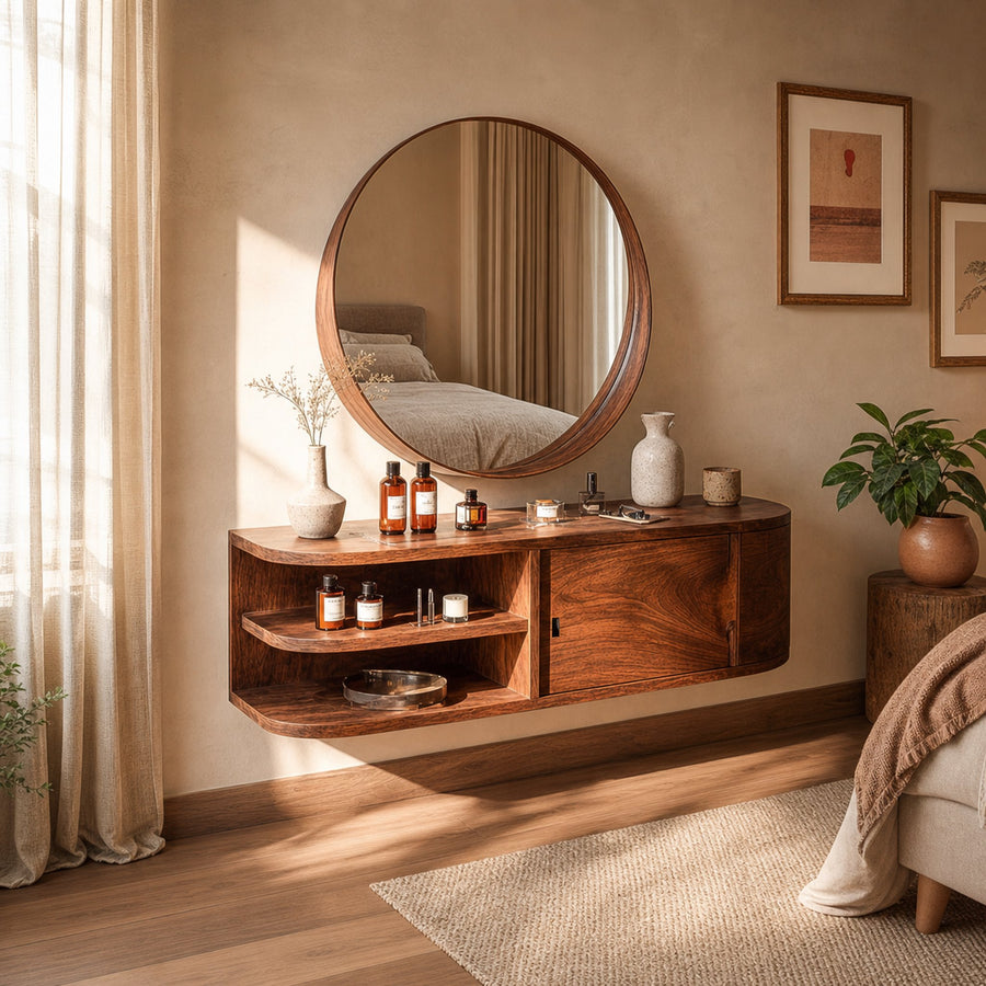 Rustic Cabinet Bathroom Vanity Organic Wood Bathroom Decor