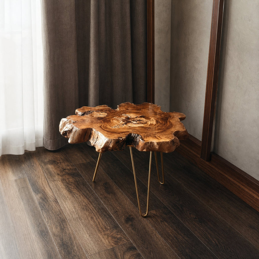Rustic End Table Home Office