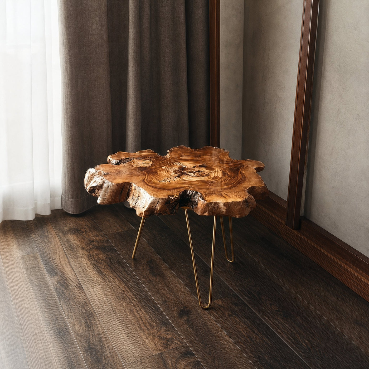 Rustic End Table Home Office