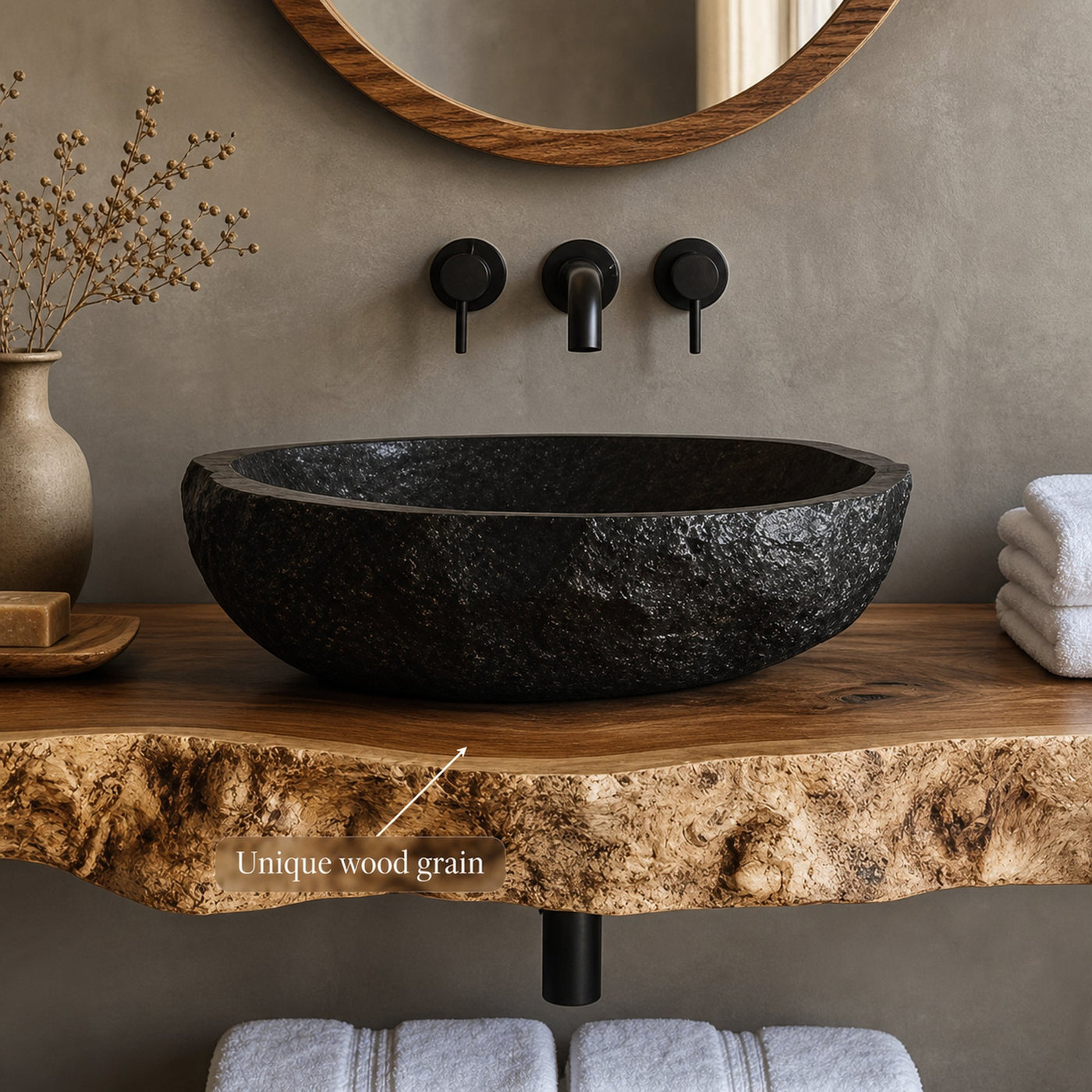Rustic Floating Shelf Farmhouse Bathroom - product view 3