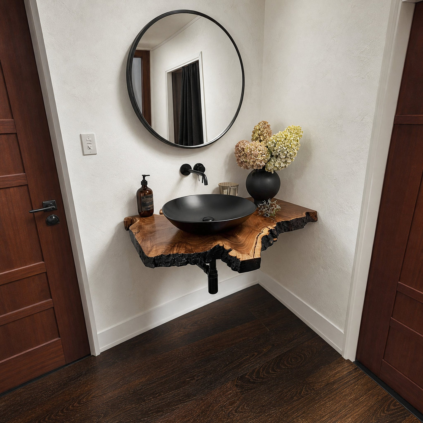 Rustic Floating Vanity Bathroom - product view 2