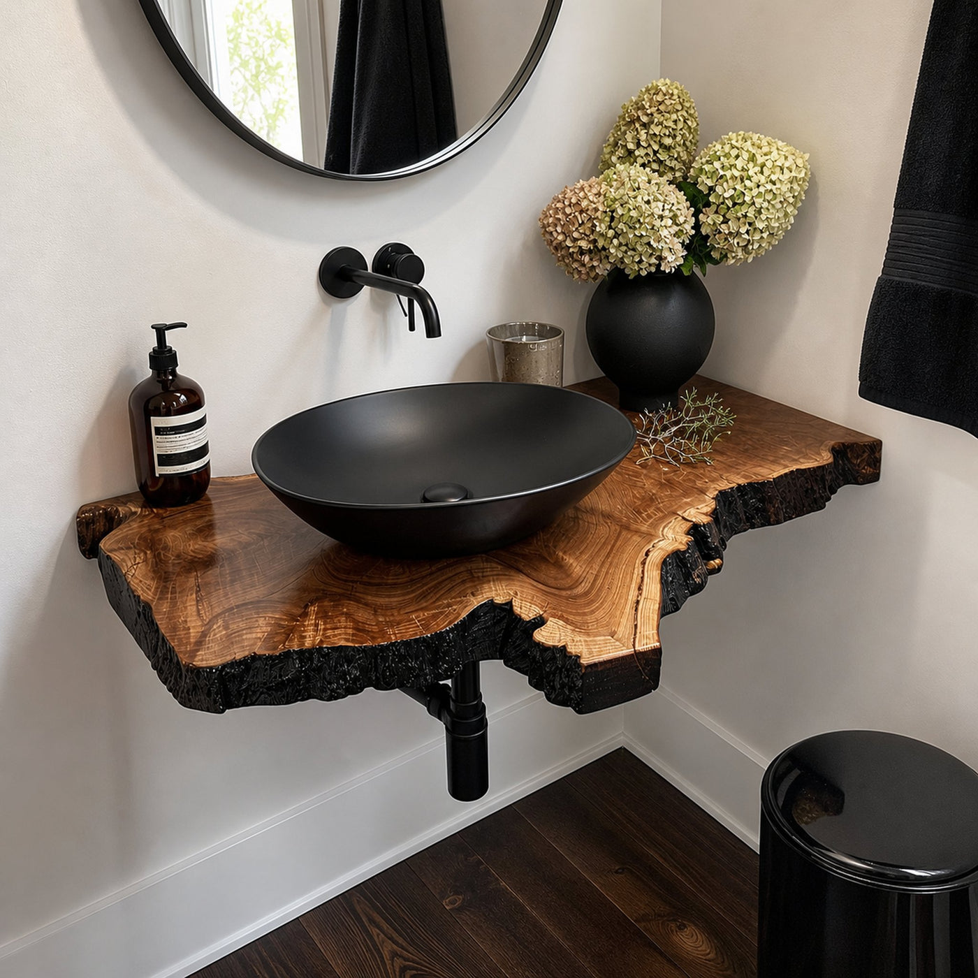 Rustic Floating Vanity Bathroom - product view 4