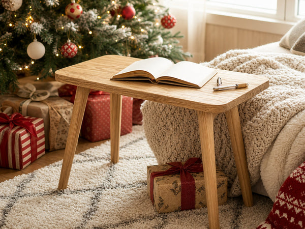 Rustic Live Edge Table Natural Bedroom Display