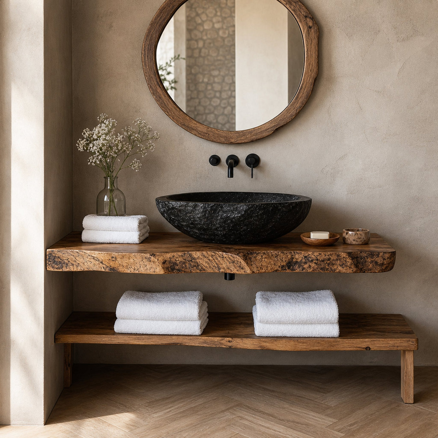 Rustic Modern Vanity Bathroom