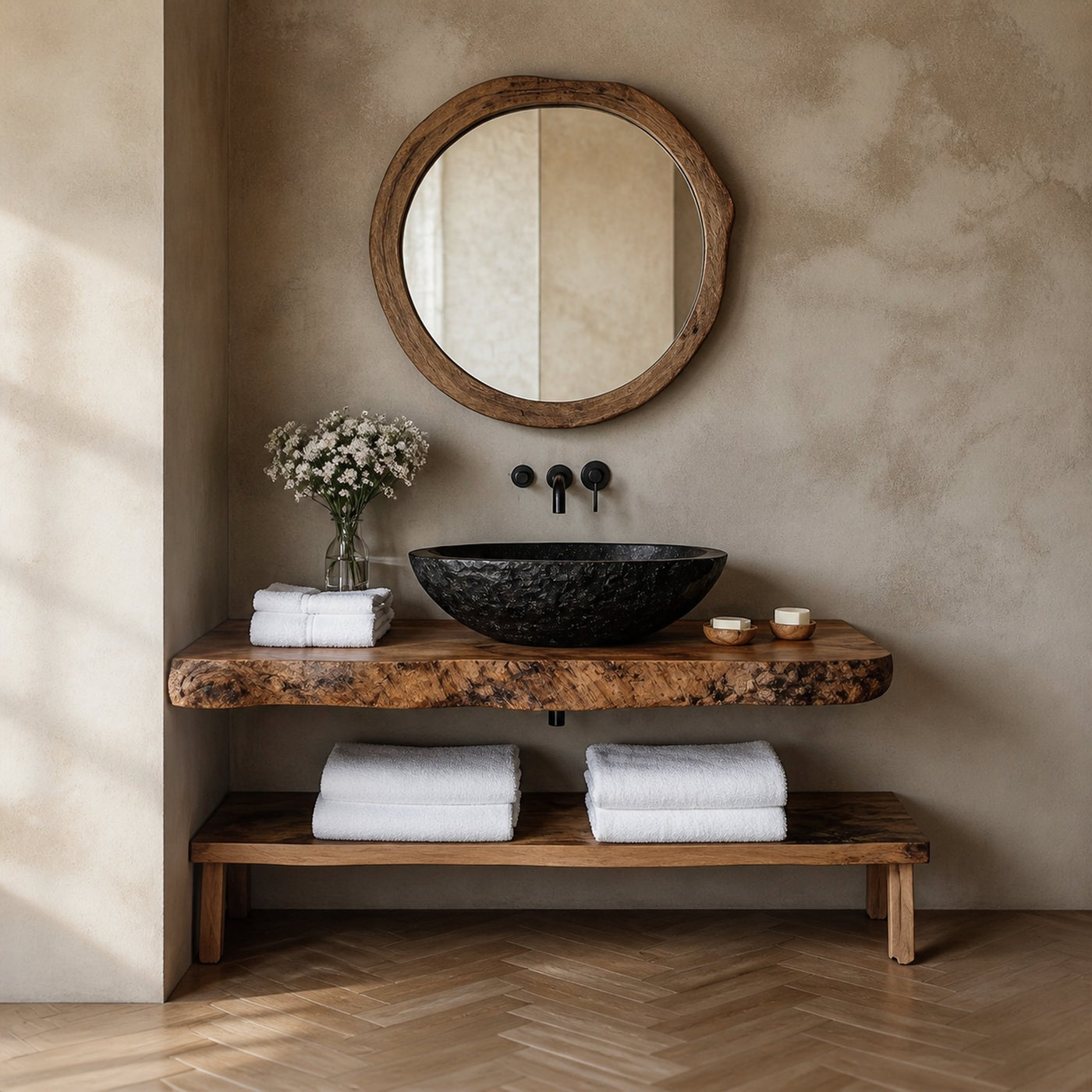 Rustic Modern Vanity Bathroom - product view 2