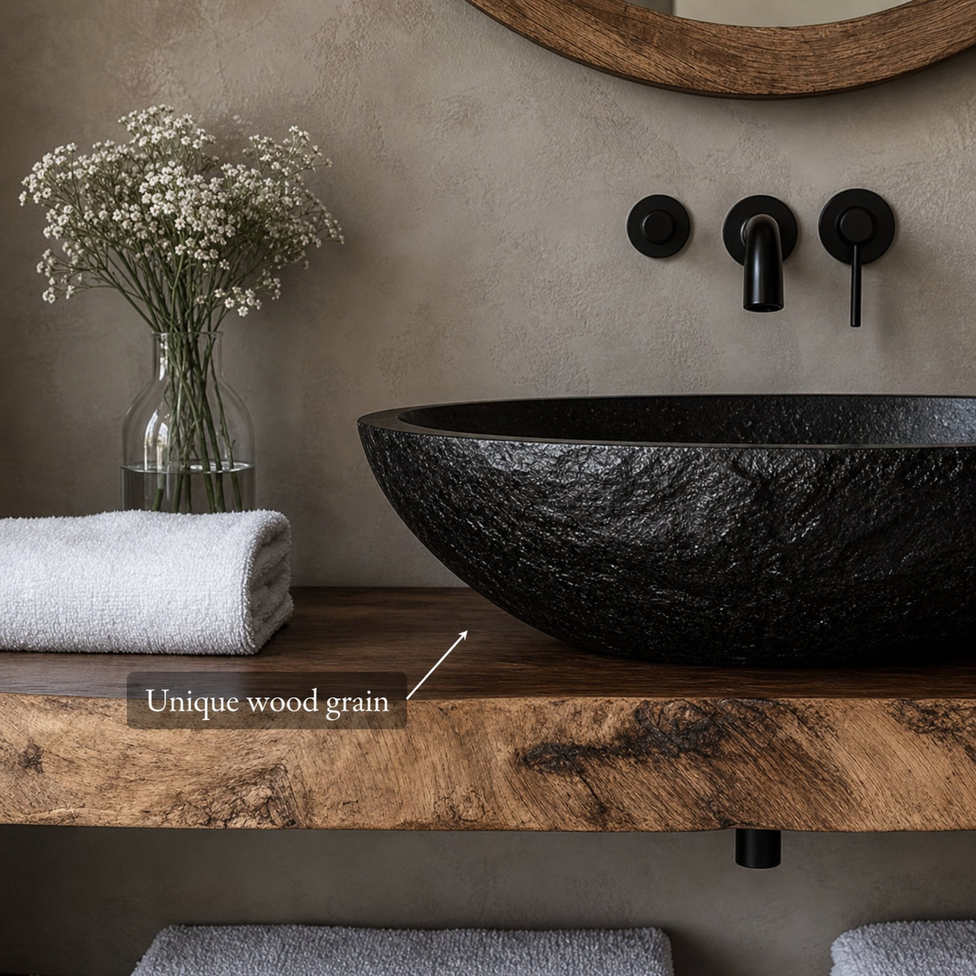 Rustic Modern Vanity Bathroom - product view 3