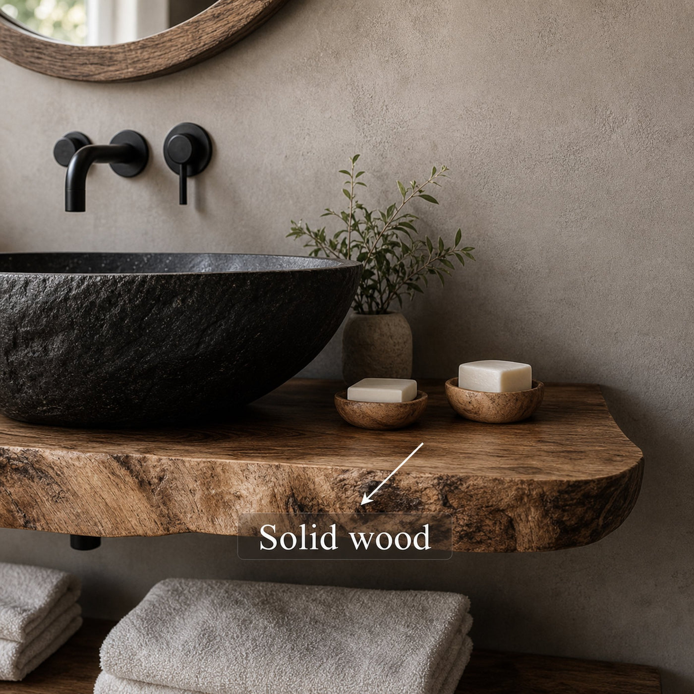 Rustic Modern Vanity Bathroom - product view 4