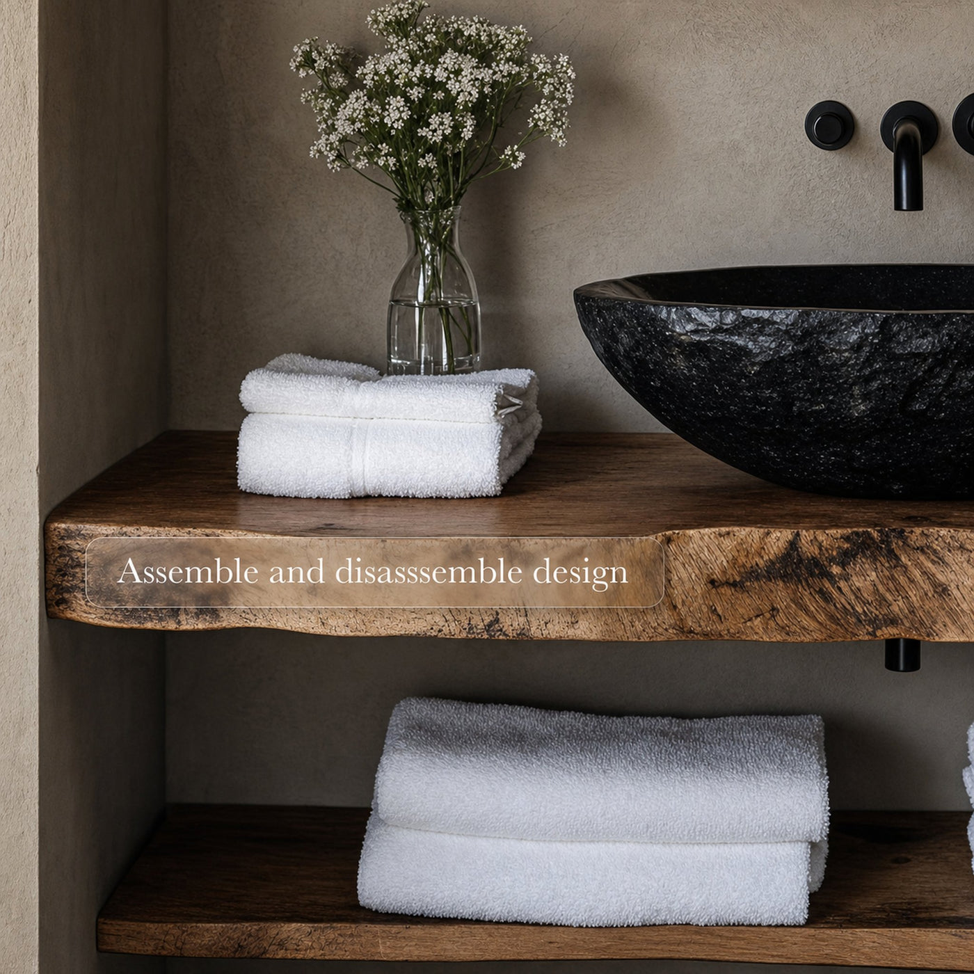 Rustic Modern Vanity Bathroom - product view 5