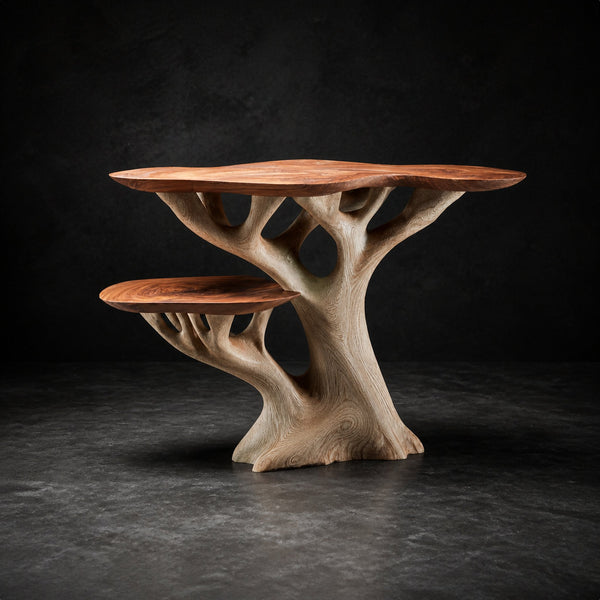 Rustic Organic End Table Bedroom Or Living Room Accent