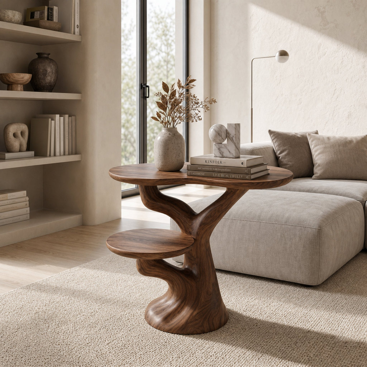 Rustic Side Table Living Room Or Office - product view 7