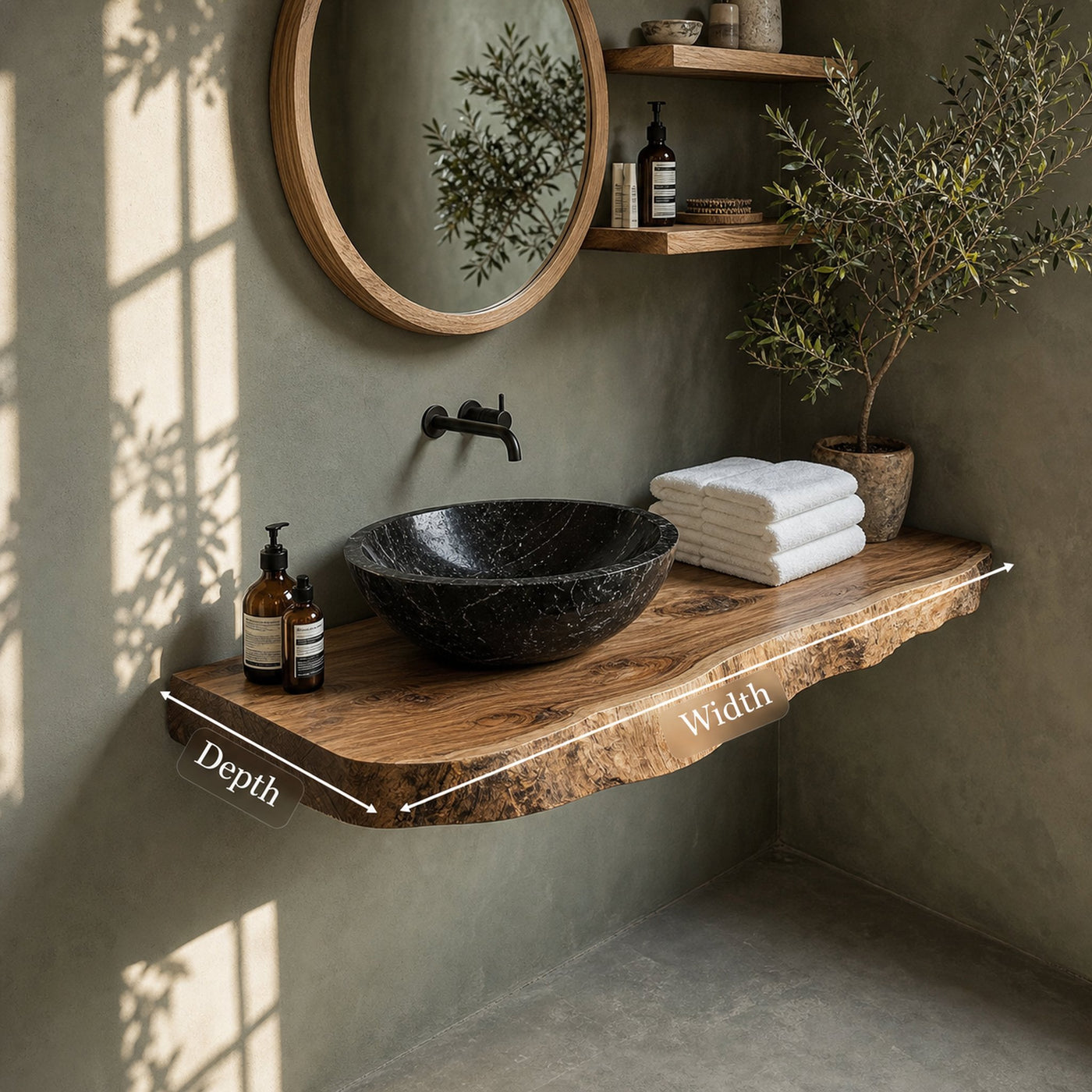 Rustic Single Sink Vanity Bathroom - product view 6