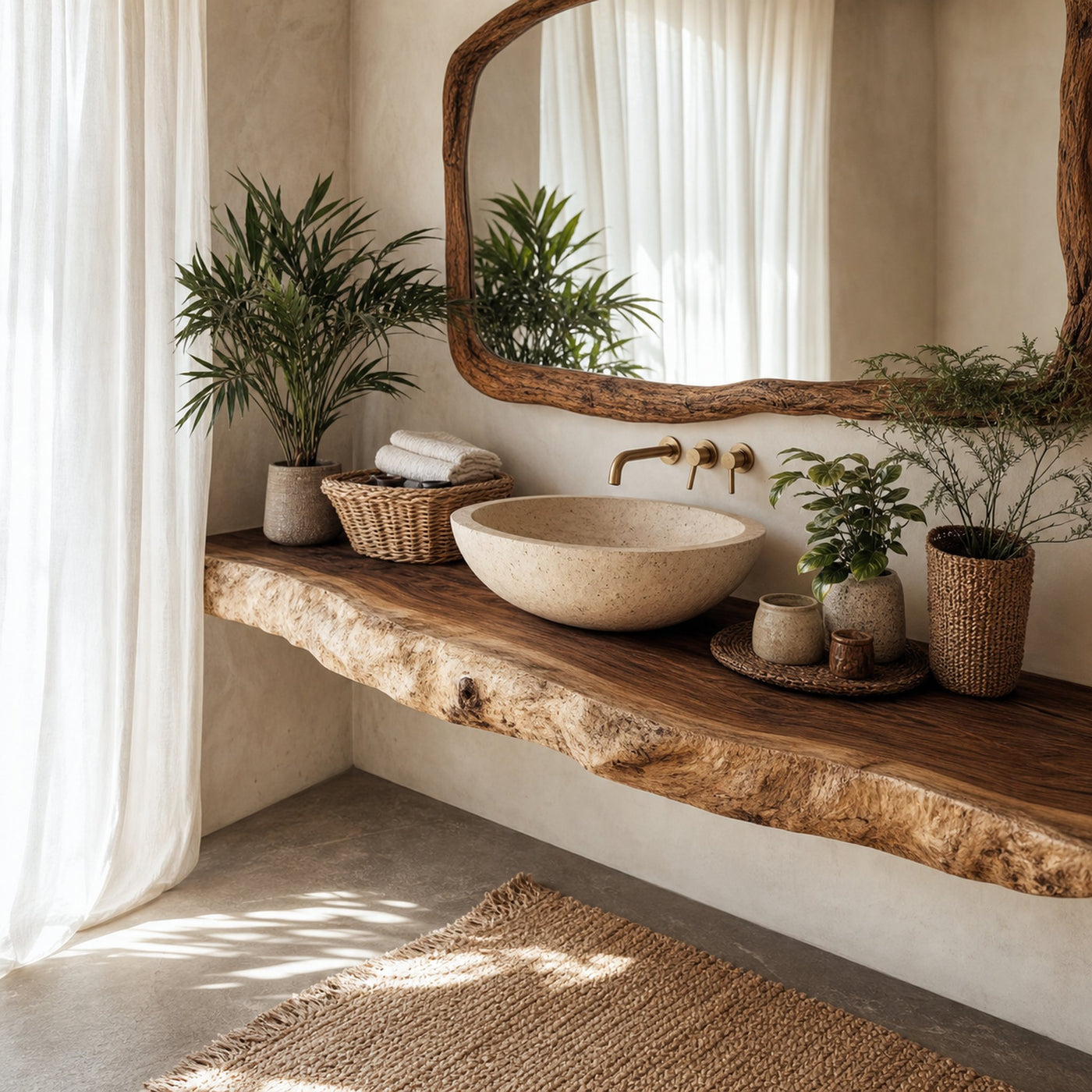Rustic Single Sink Vanity Bathroom - product view 2