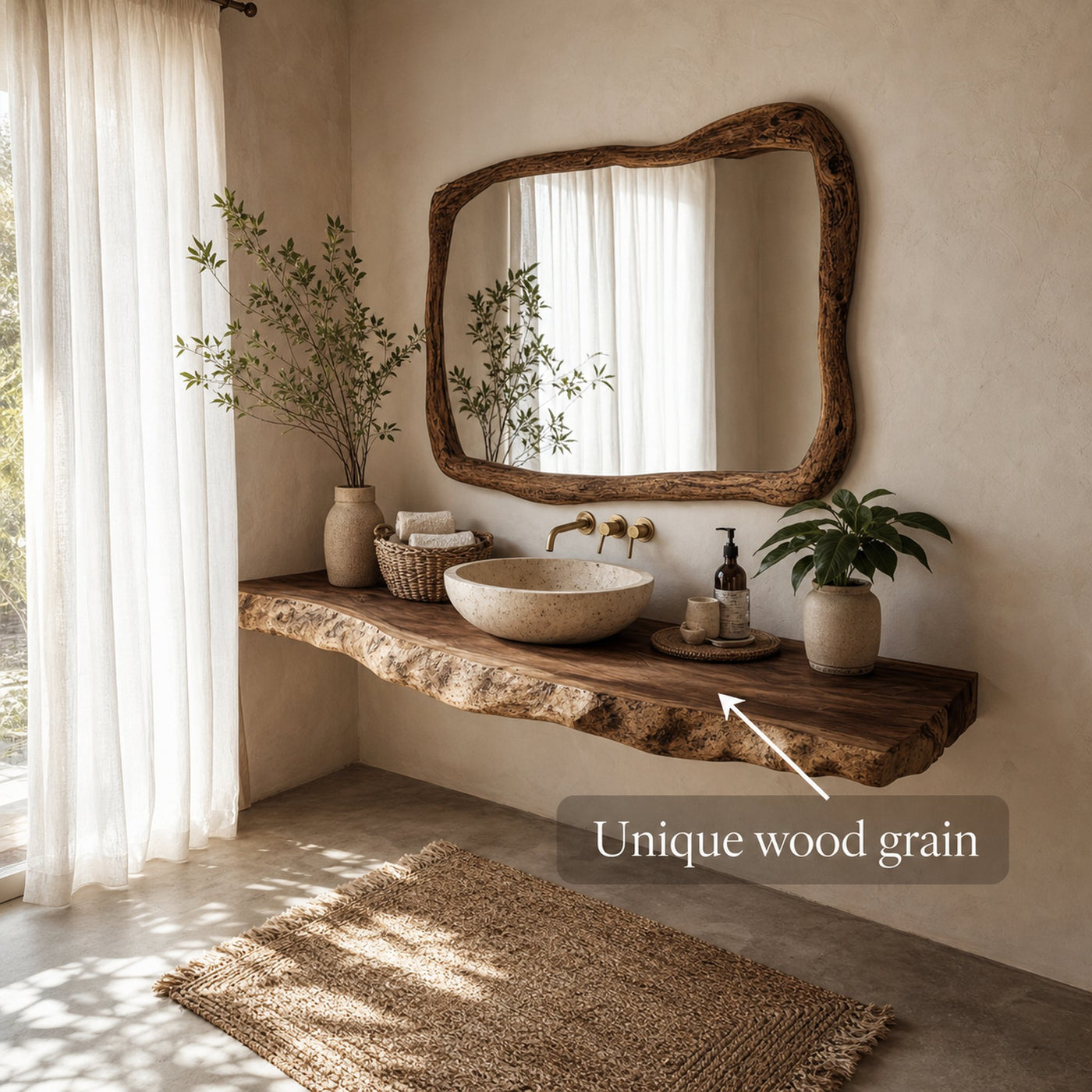 Rustic Single Sink Vanity Bathroom - product view 4