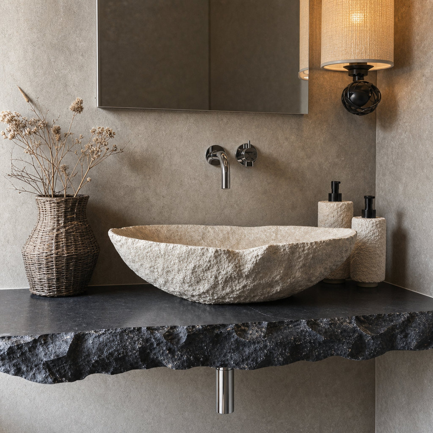 Rustic Wood Bathroom Vanity