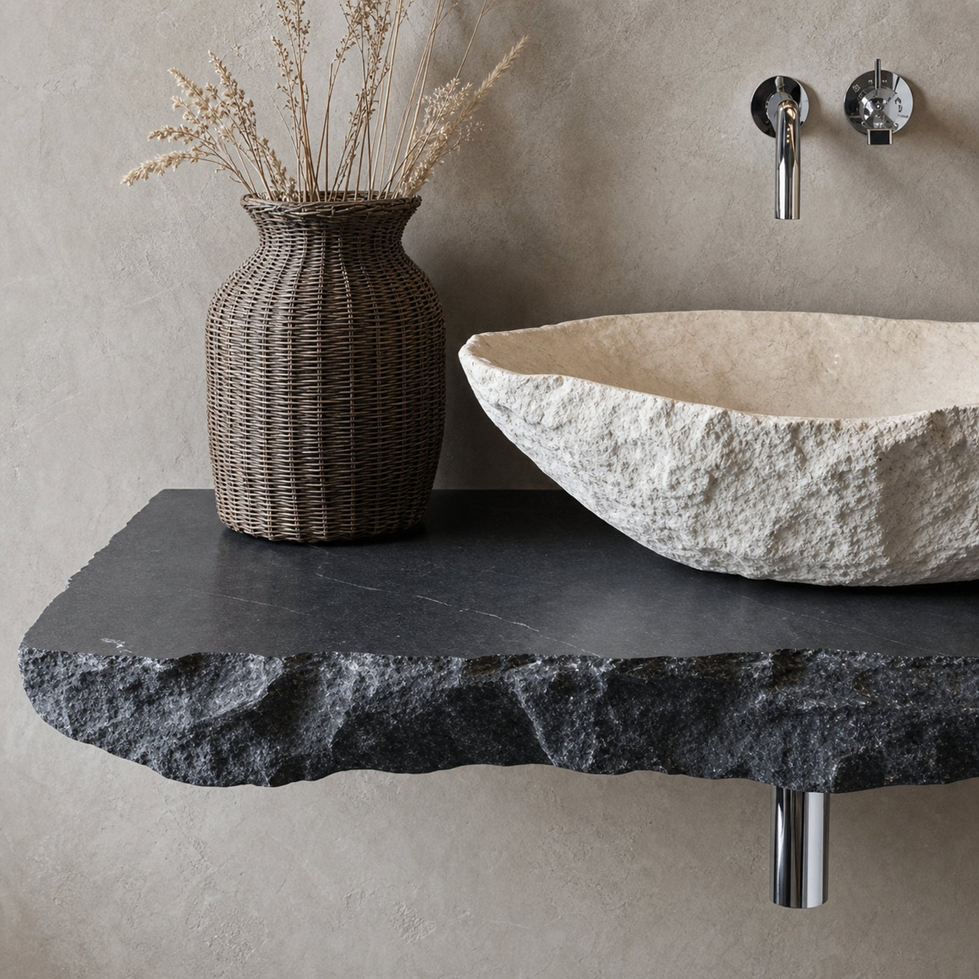 Rustic Wood Bathroom Vanity - product view 3
