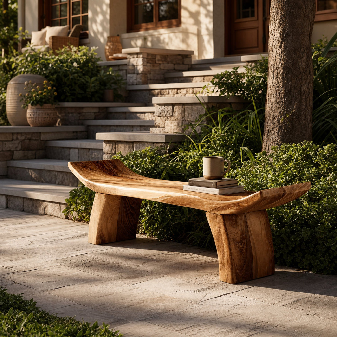 Solid Wood Entryway Bench For Foyer And Hallway Spaces - product view 6