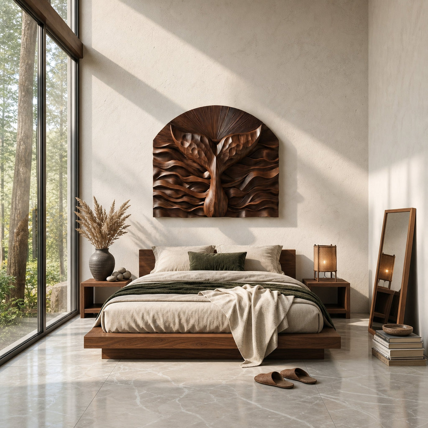 Abstract Wall Art With Sculptural Relief Panel Design For Living Room And Entryway - product view 7
