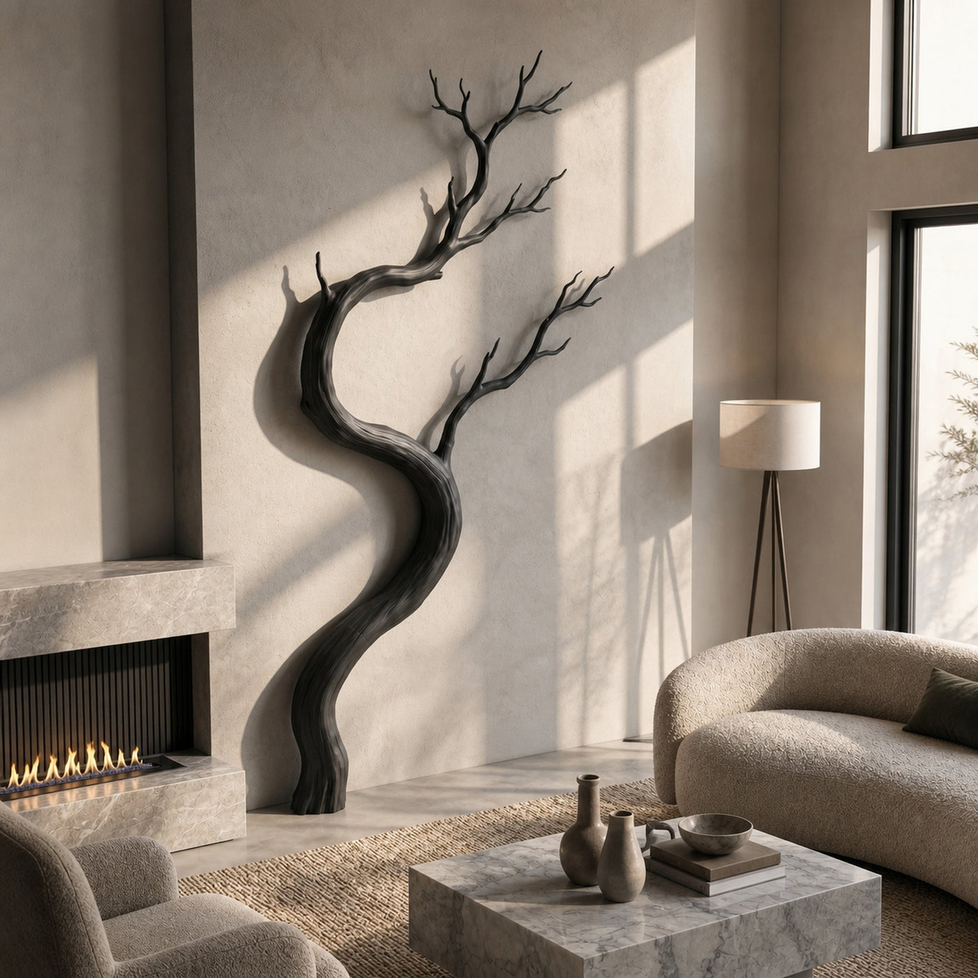 Artisan Wall Decor Driftwood Branch Design For Living Room - product view 3