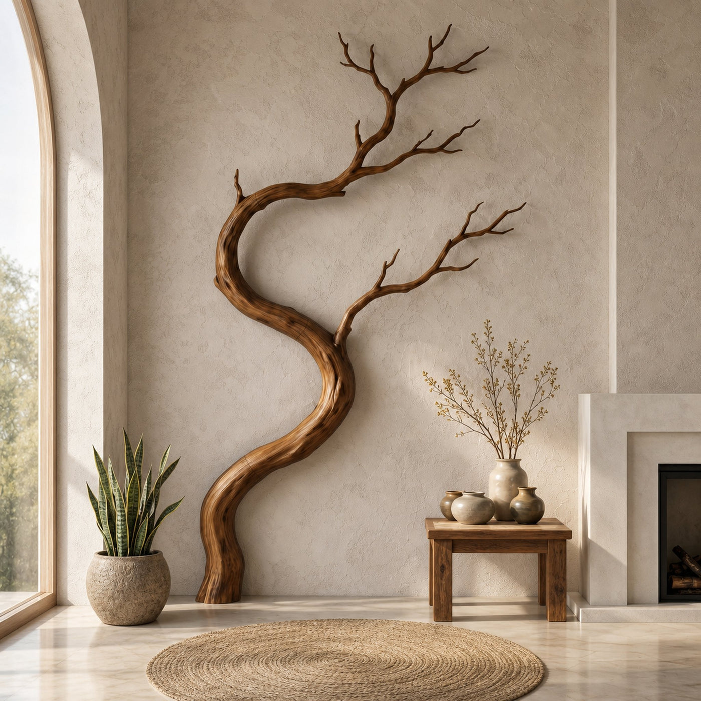 Artisan Wall Decor Driftwood Branch Design For Living Room - product view 6