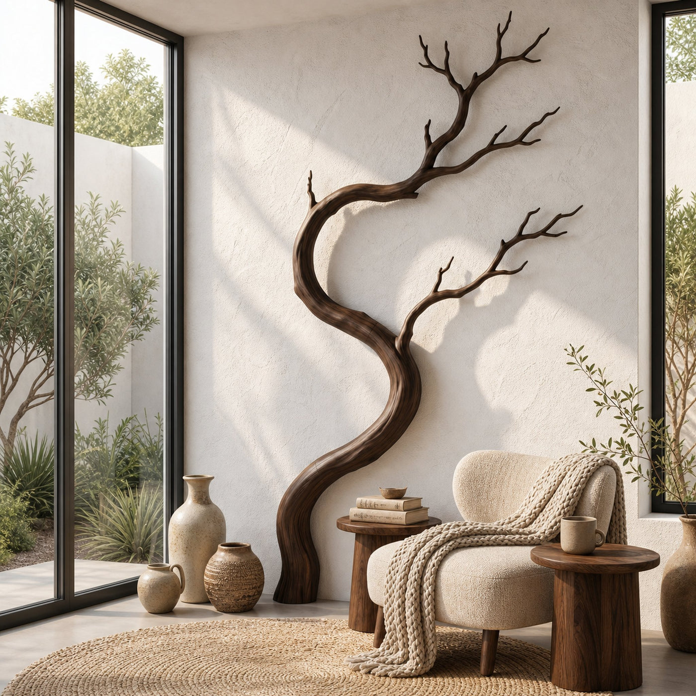 Artisan Wall Decor Driftwood Branch Design For Living Room - product view 7