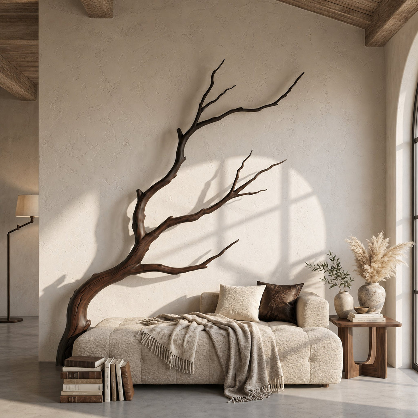 Artisan Wall Decor Handcrafted Tree Branch Sculpture For Living Room - product view 7