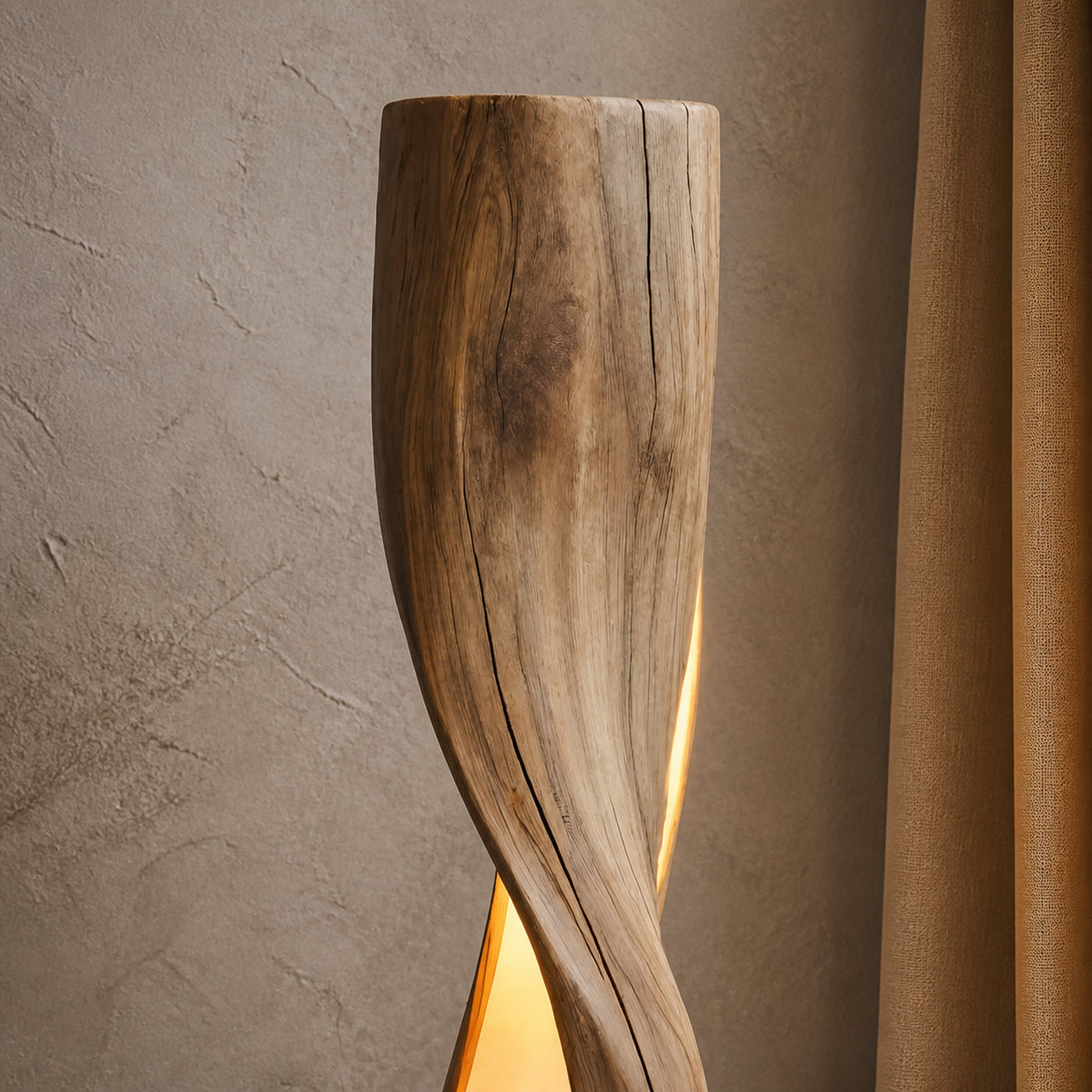 Artistic Twisted Floor Lamp For Bedroom Or Living Room - product view 3