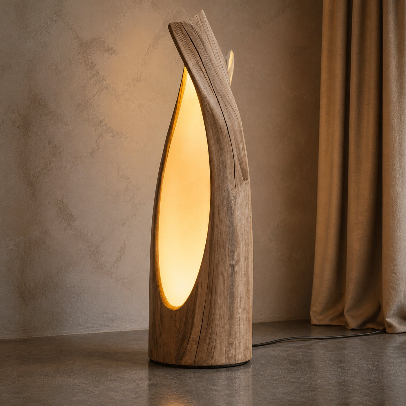 Artistic Twisted Floor Lamp For Bedroom Or Living Room - product view 4