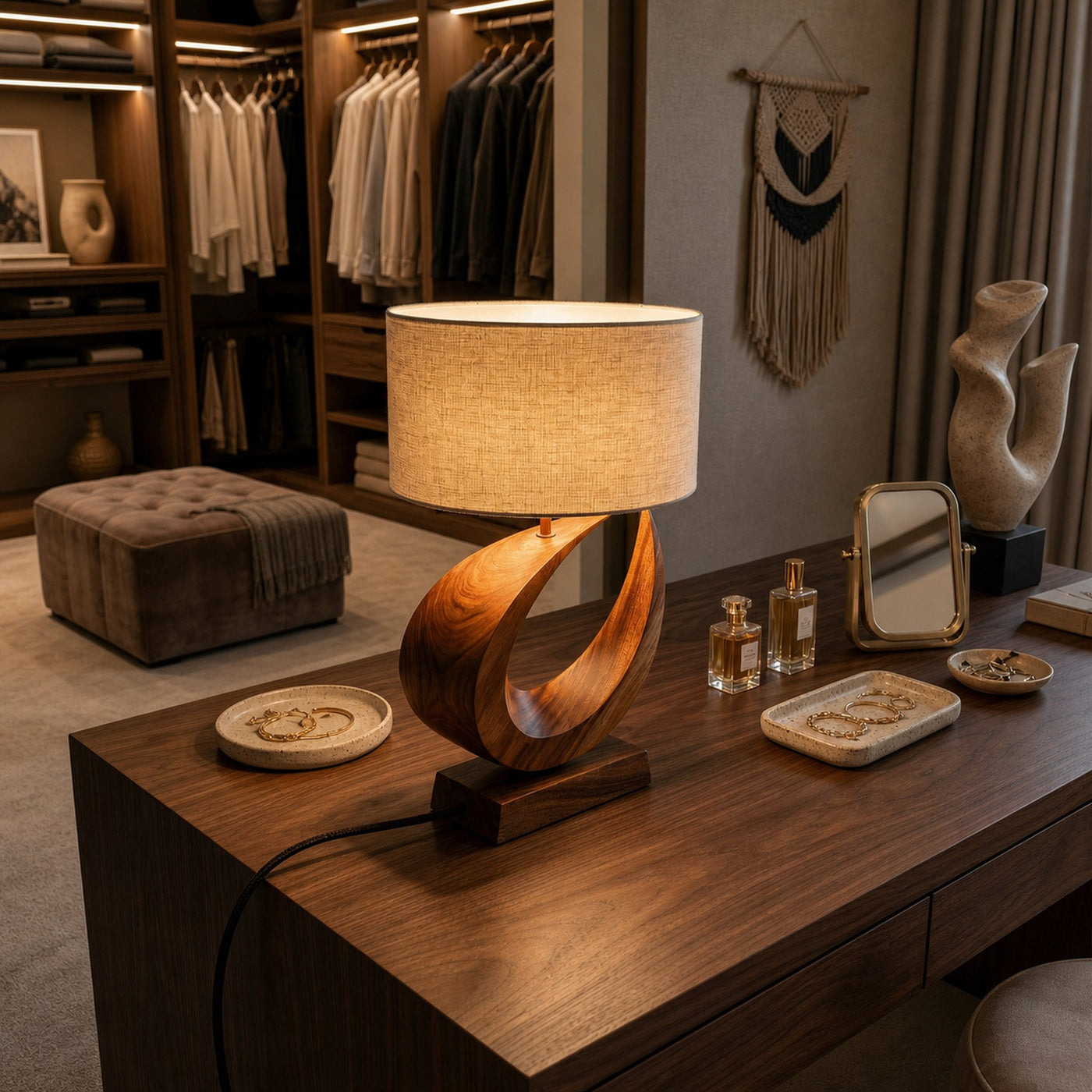 Coastal Artistic Lamp Bedroom Living Room Studio Corner Space - product view 2