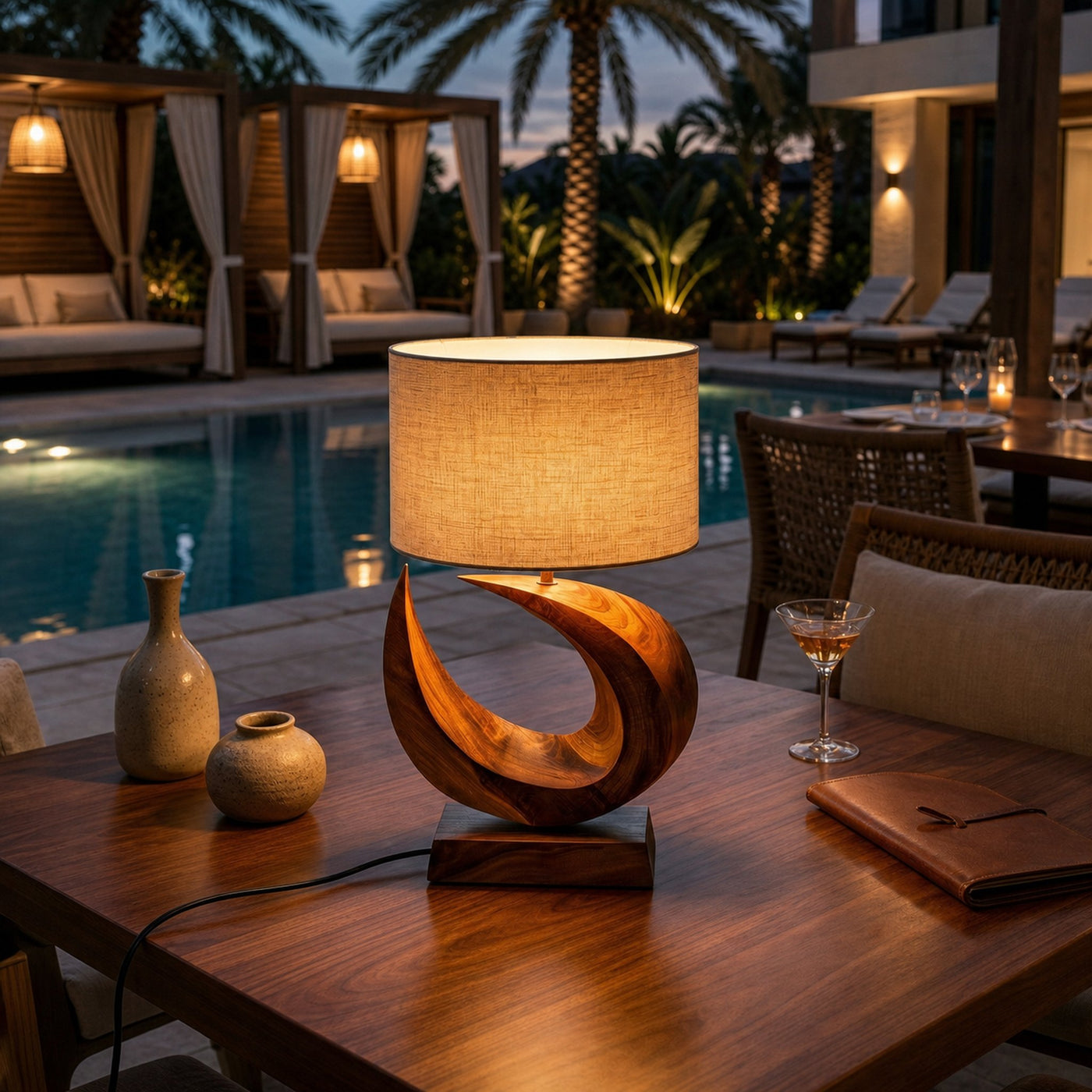 Coastal Artistic Lamp Bedroom Living Room Studio Corner Space - product view 3