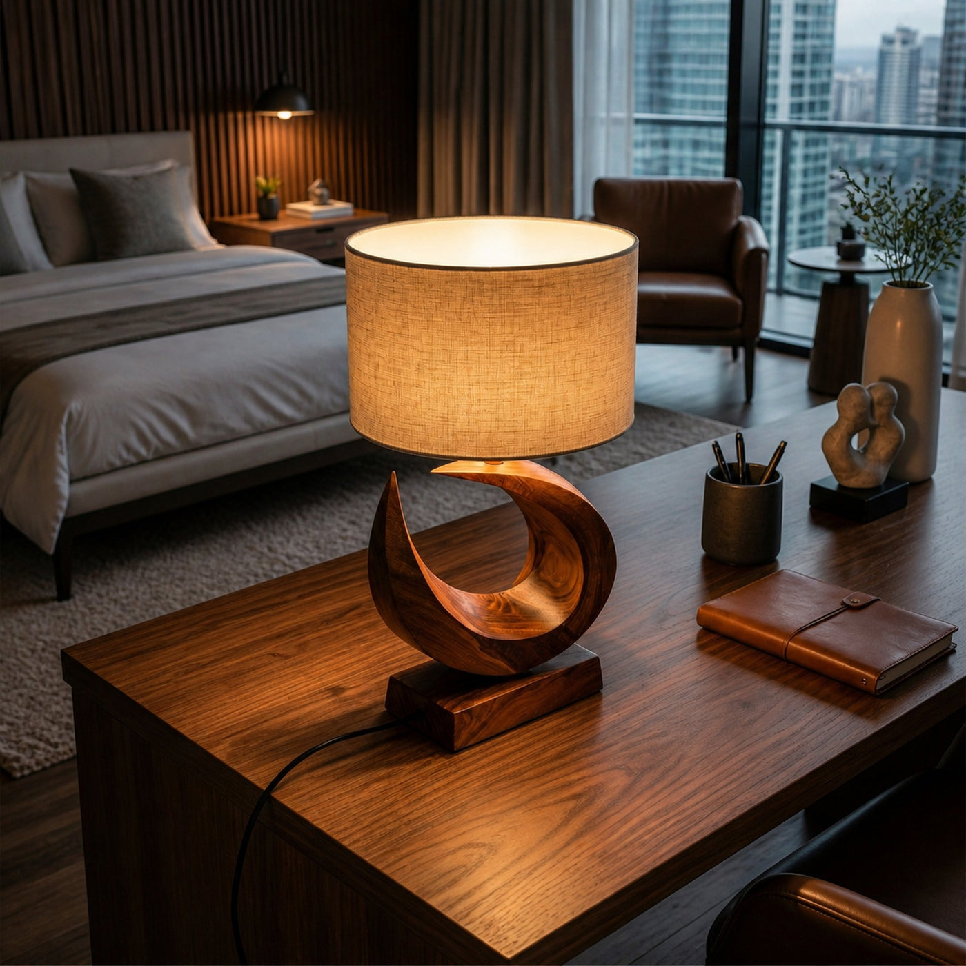 Coastal Artistic Lamp Bedroom Living Room Studio Corner Space - product view 6