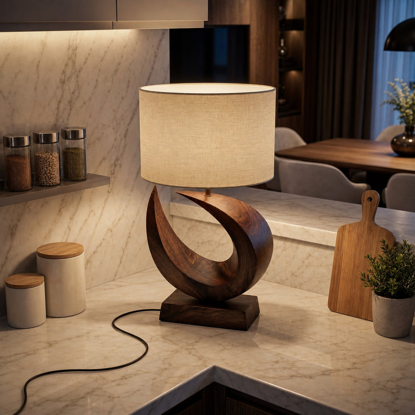Coastal Artistic Lamp Bedroom Living Room Studio Corner Space - product view 7