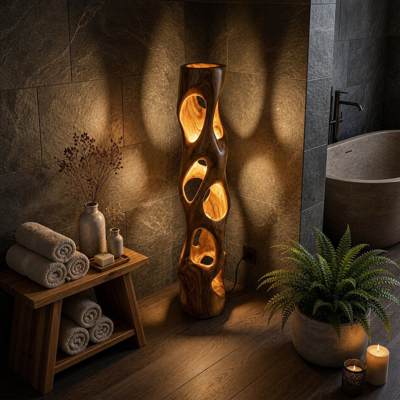Coastal Decorative Lamp Bedroom Nightstand Living Room Corner Space - product view 2