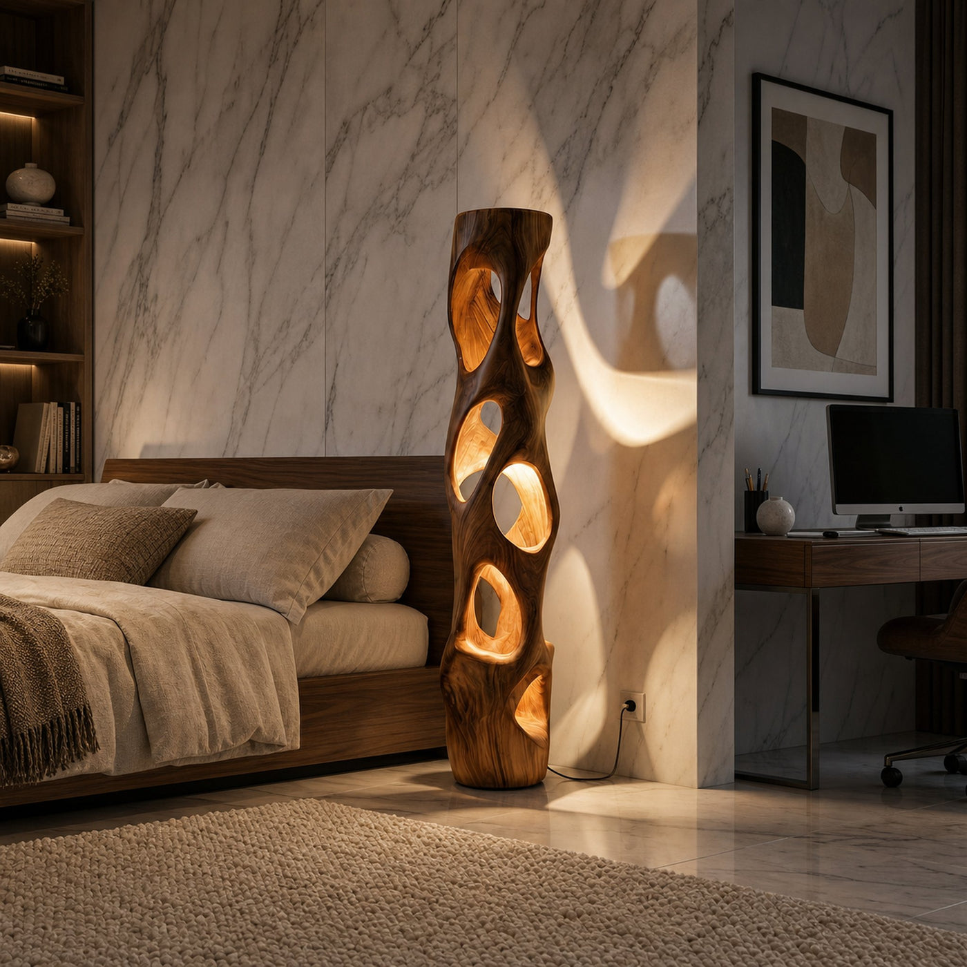 Coastal Decorative Lamp Bedroom Nightstand Living Room Corner Space - product view 6