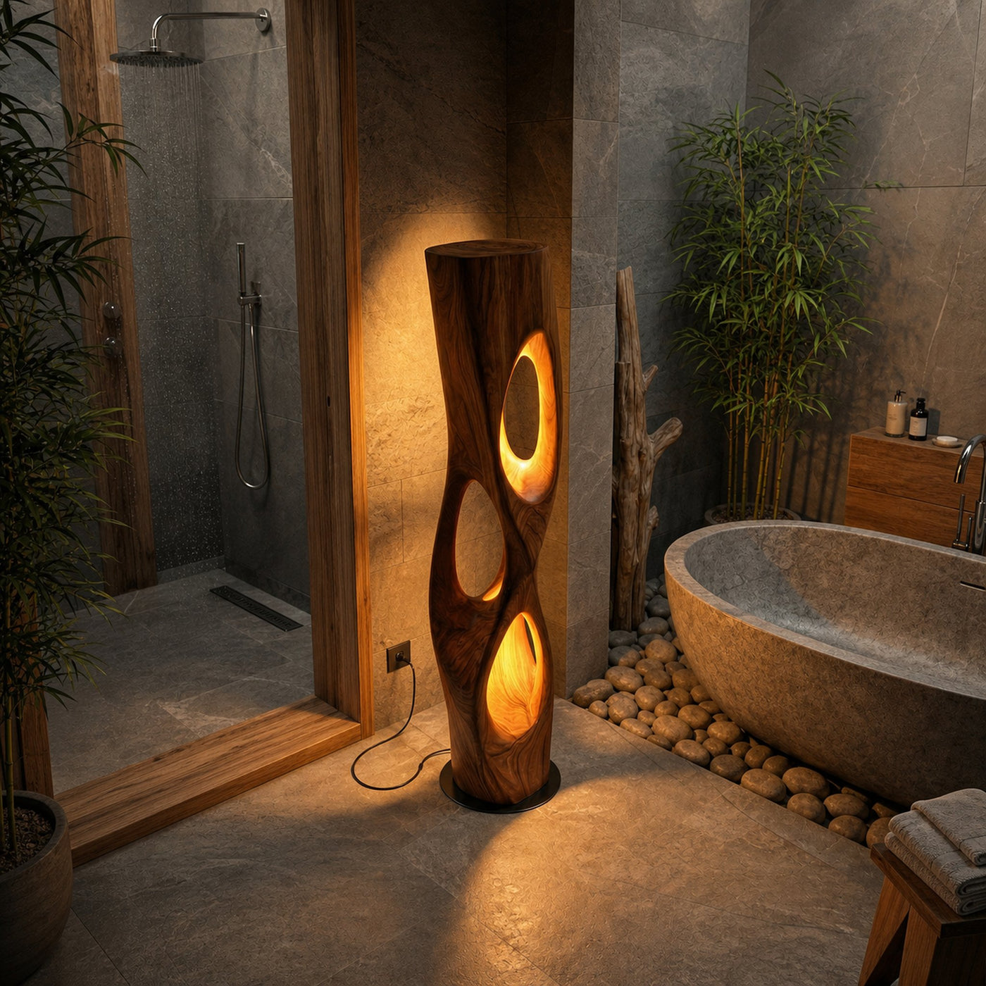 Contemporary Accent Lamp Bedroom Hotel Room Living Room Corner - product view 3