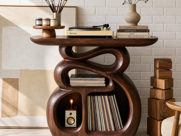 Contemporary Audio Stand For Entertainment Lounge Interior