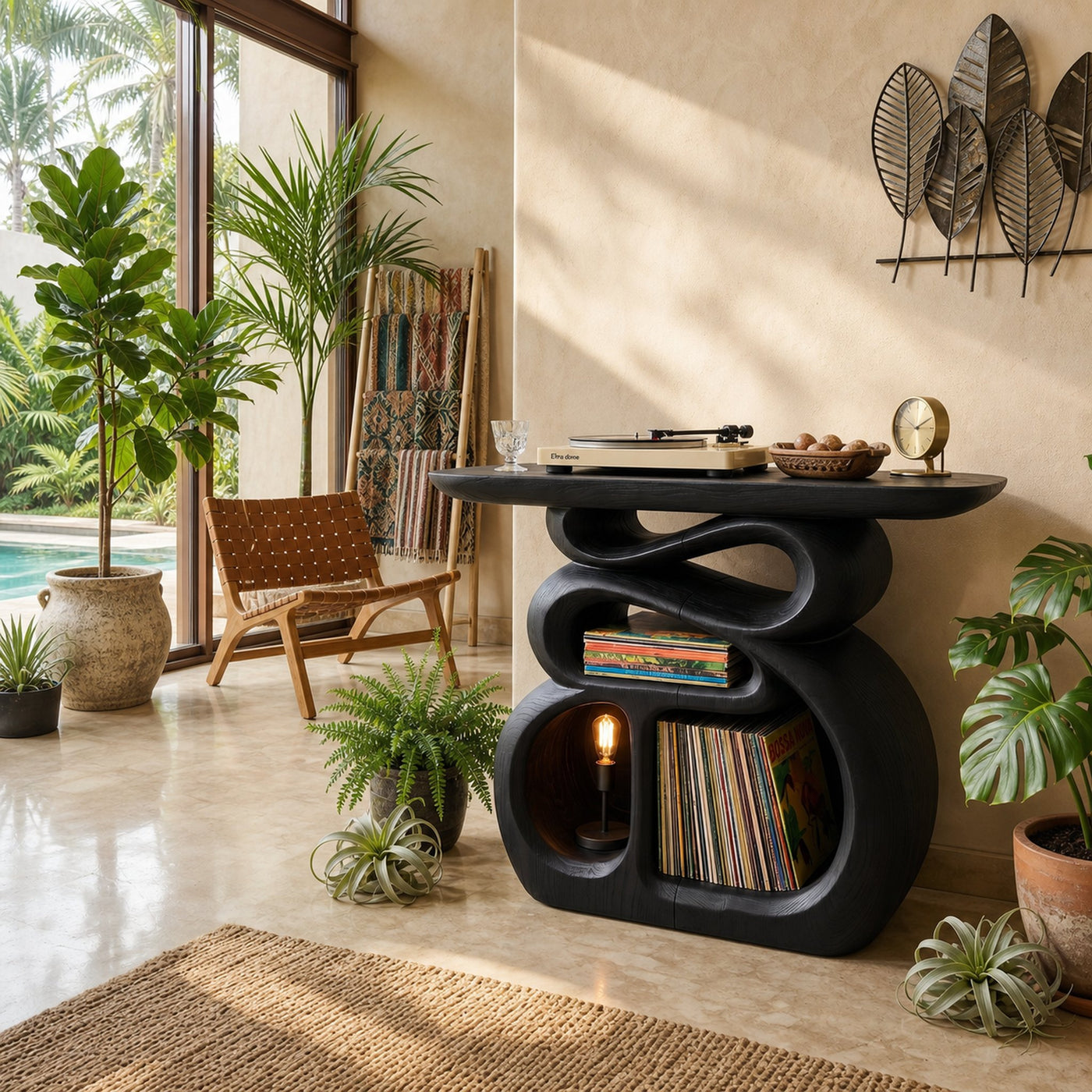 Contemporary Audio Stand For Entertainment Lounge Interior - product view 4