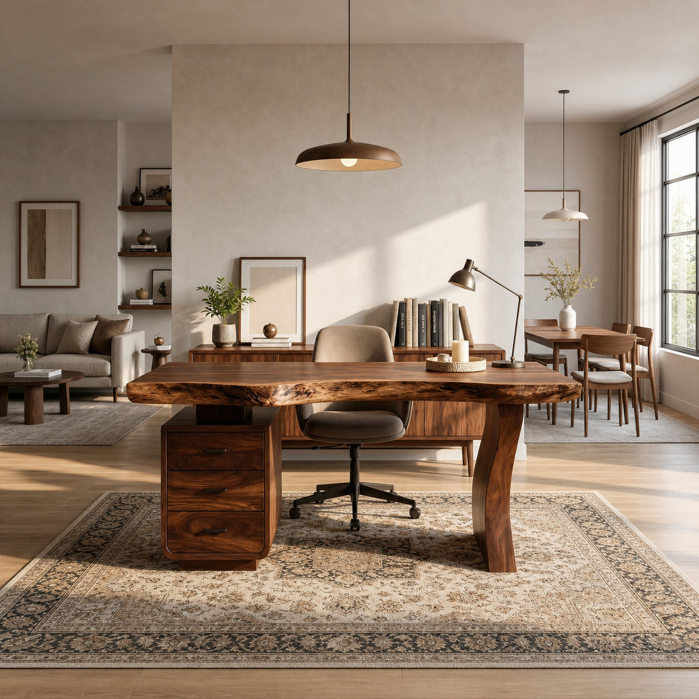 Contemporary Home Office Desk For Artistic Living Room - product view 2