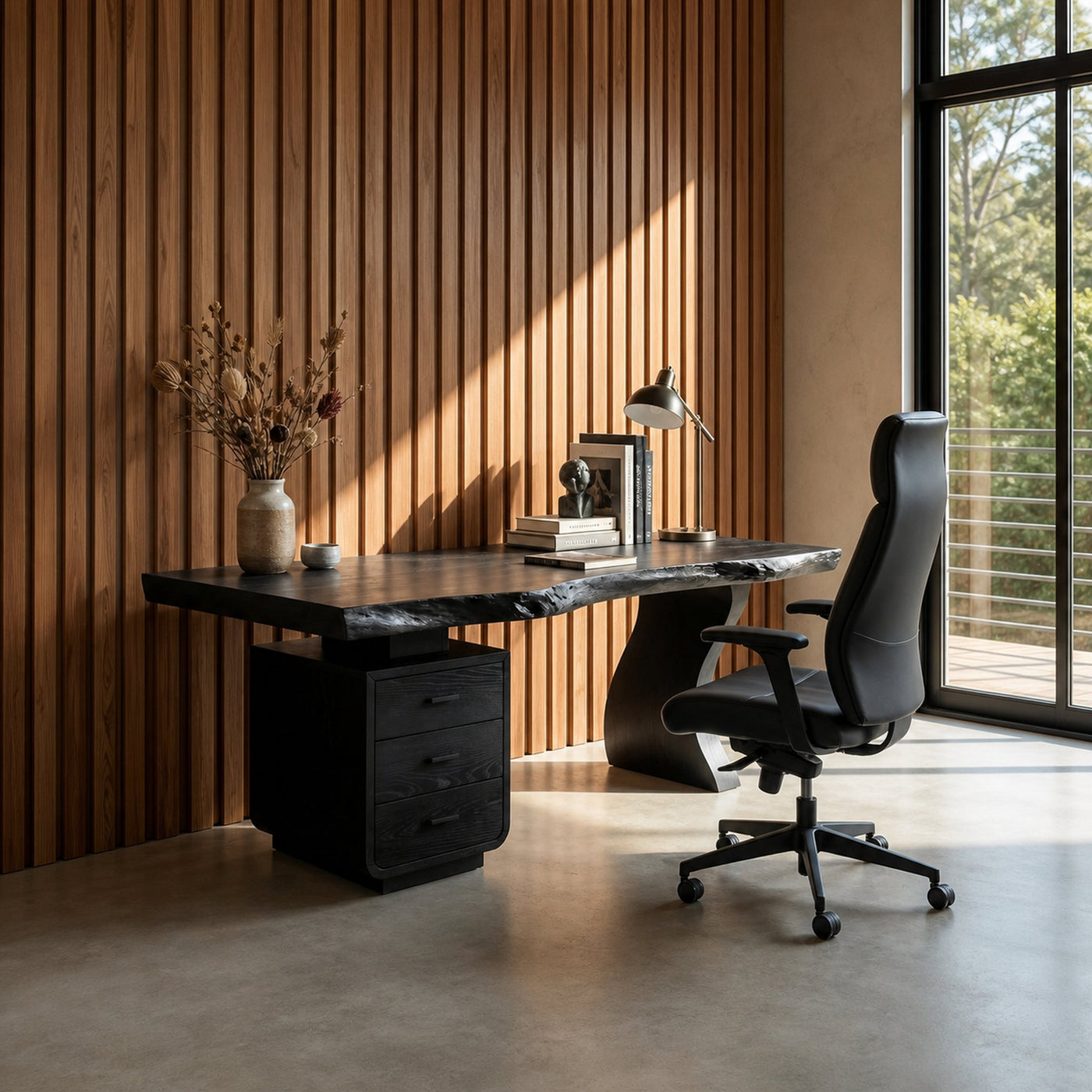 Contemporary Home Office Desk For Artistic Living Room - product view 4